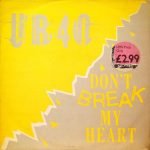 UB40 – Don't Break My Heart 12'' Maxi Single Plak