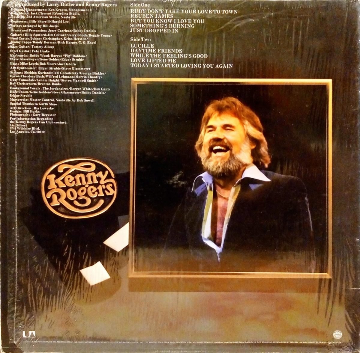 Kenny Rogers – Ten Years Of Gold LP Plak - Görsel 3