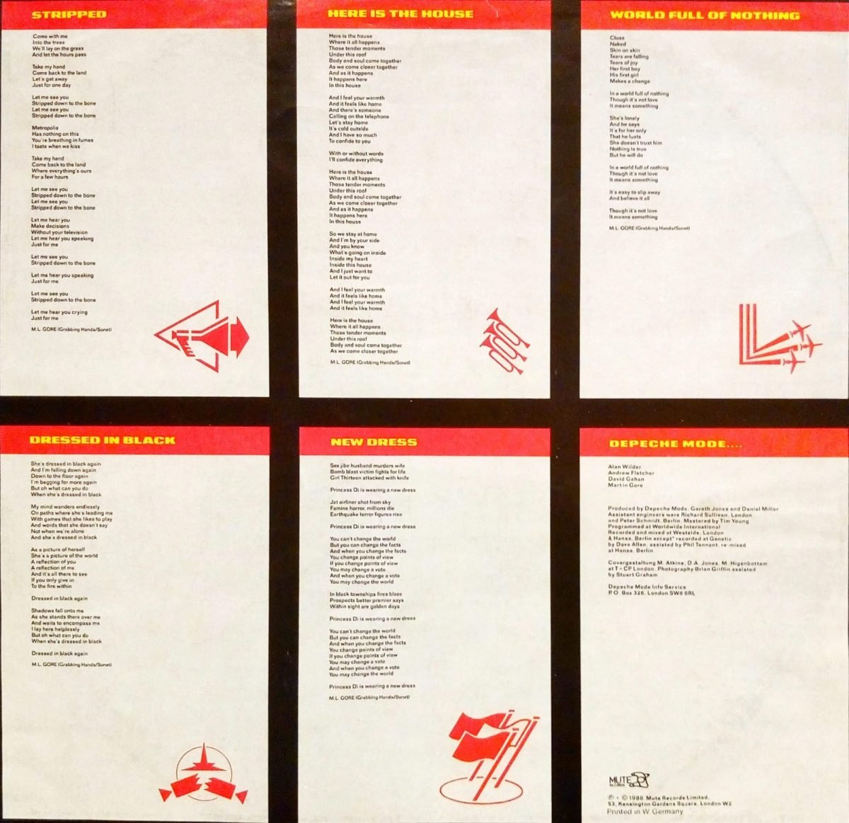 Depeche Mode – Black Celebration LP Plak - Görsel 3