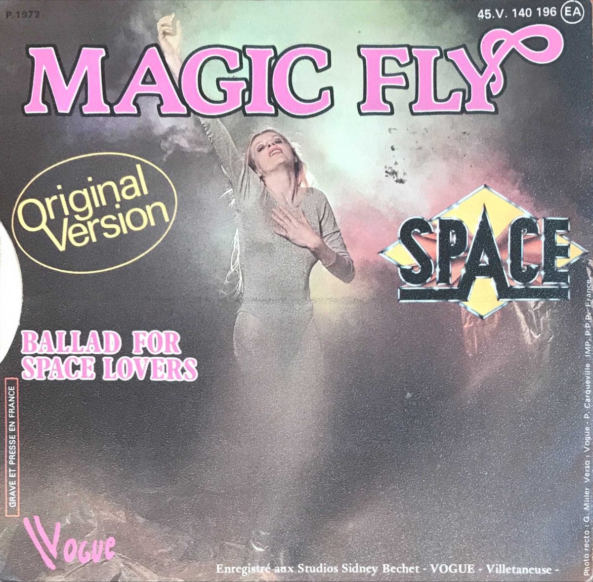 Space – Magic Fly / Ballad For Space Lovers 45lik Plak - Görsel 2