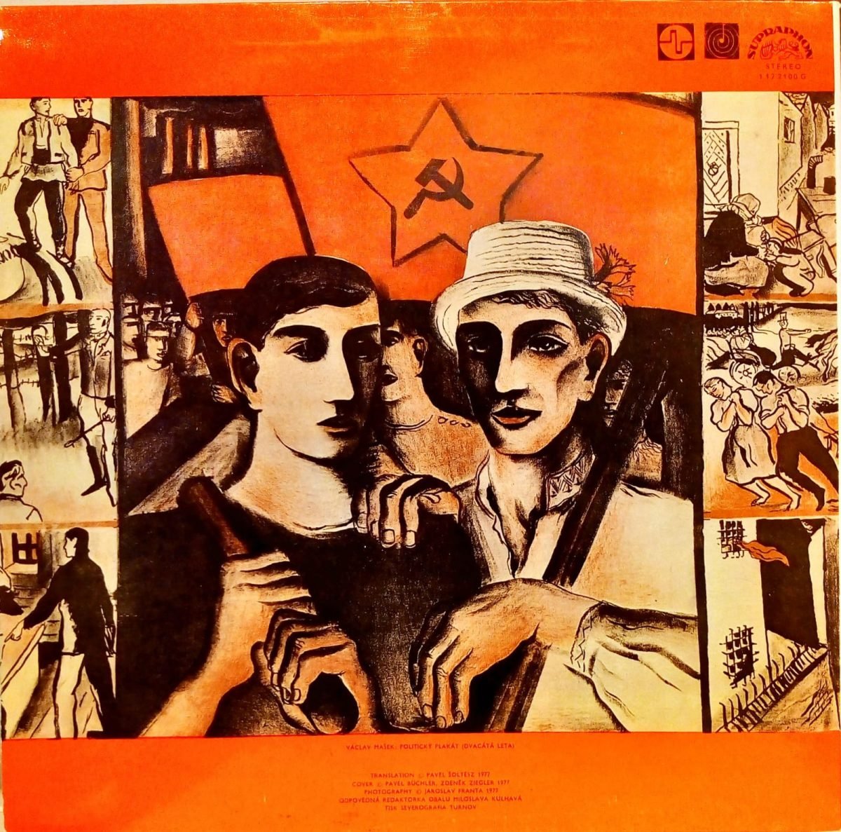 Erwin Schulhoff, Prague Radio Chorus, Milan Malý, Kühn Children's Chorus, Jiří Chvála, Prague Radio Symphony Orchestra, František Vajnar – The Communist Manifesto LP Plak - Görsel 2