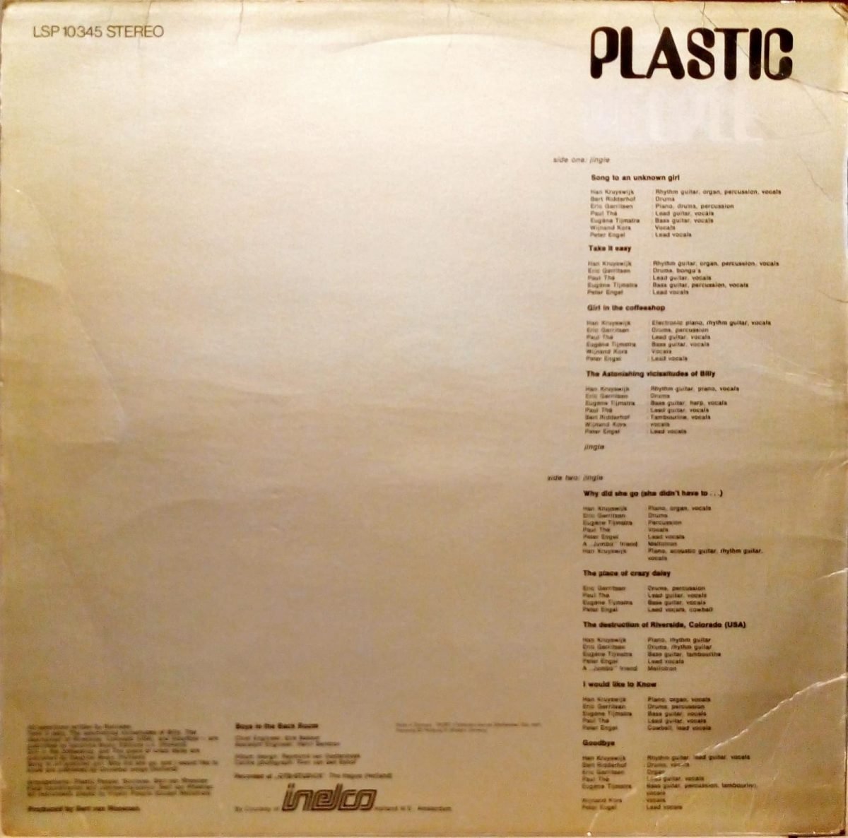 Plastic People – Plastic People LP Plak - Görsel 3
