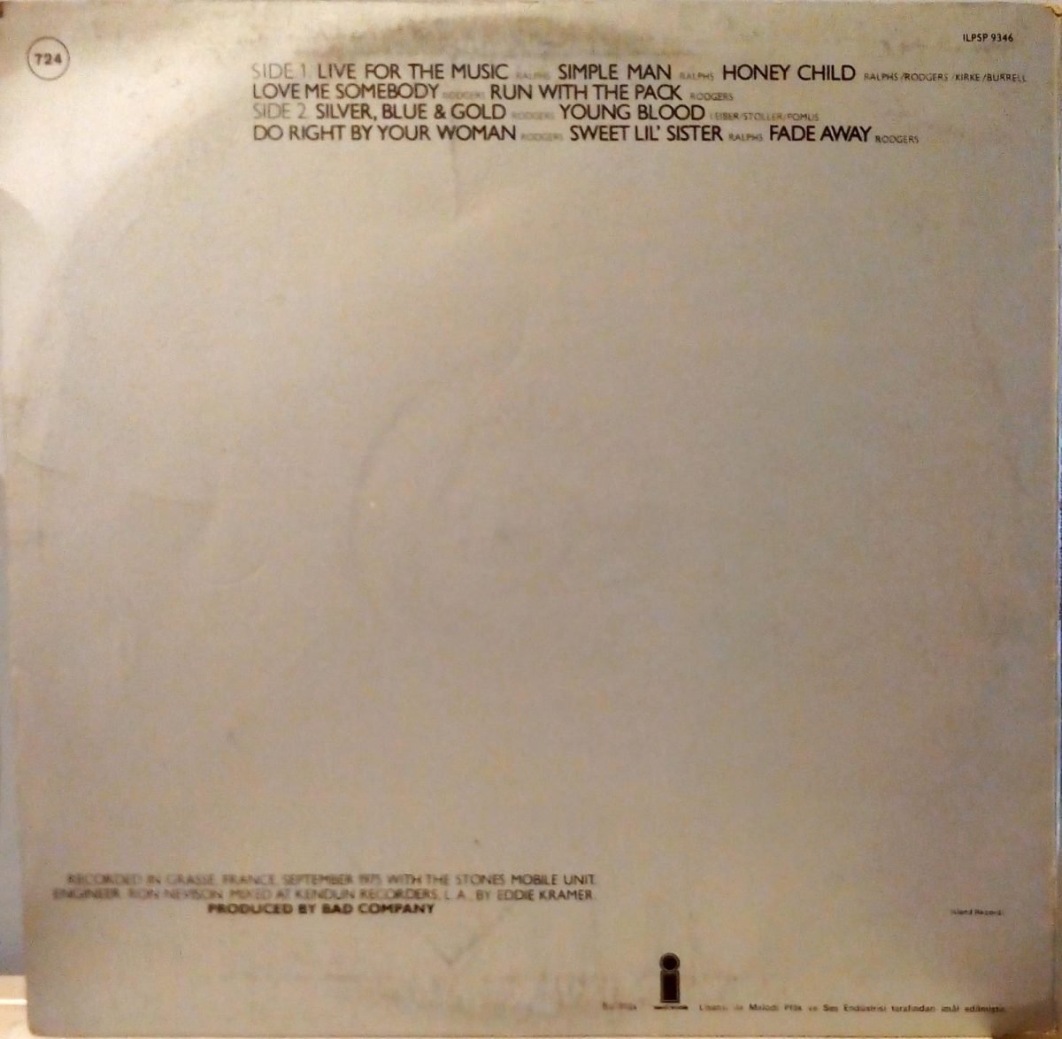 Bad Company – Run With The Pack LP Plak - Görsel 3