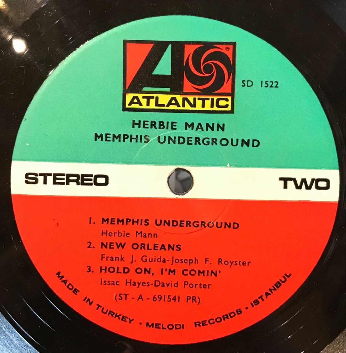Herbie Mann – Memphis Underground LP Plak (Betül Atlı Çizim Kapak) - Görsel 3