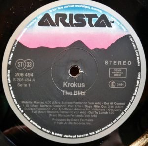 Krokus – The Blitz LP Plak - Görsel 2