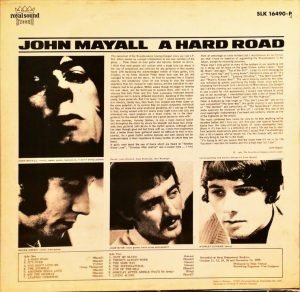 John Mayall And The Bluesbreakers – A Hard Road LP Plak - Görsel 3