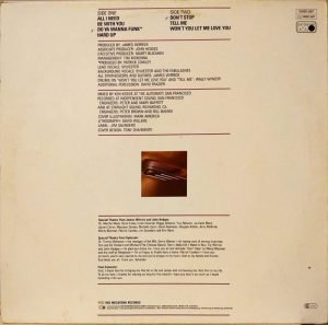 Sylvester – All I Need LP Plak - Görsel 3