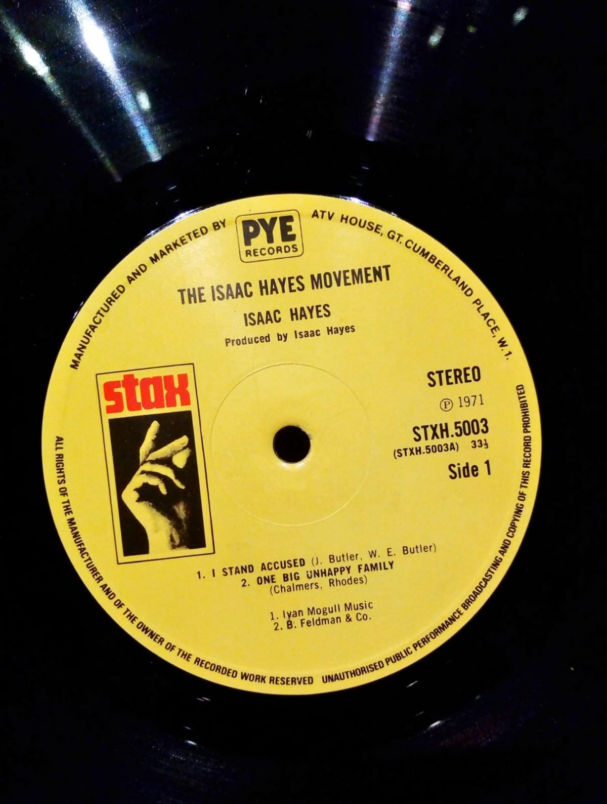 Isaac Hayes – The Isaac Hayes Movement LP Plak - Görsel 2