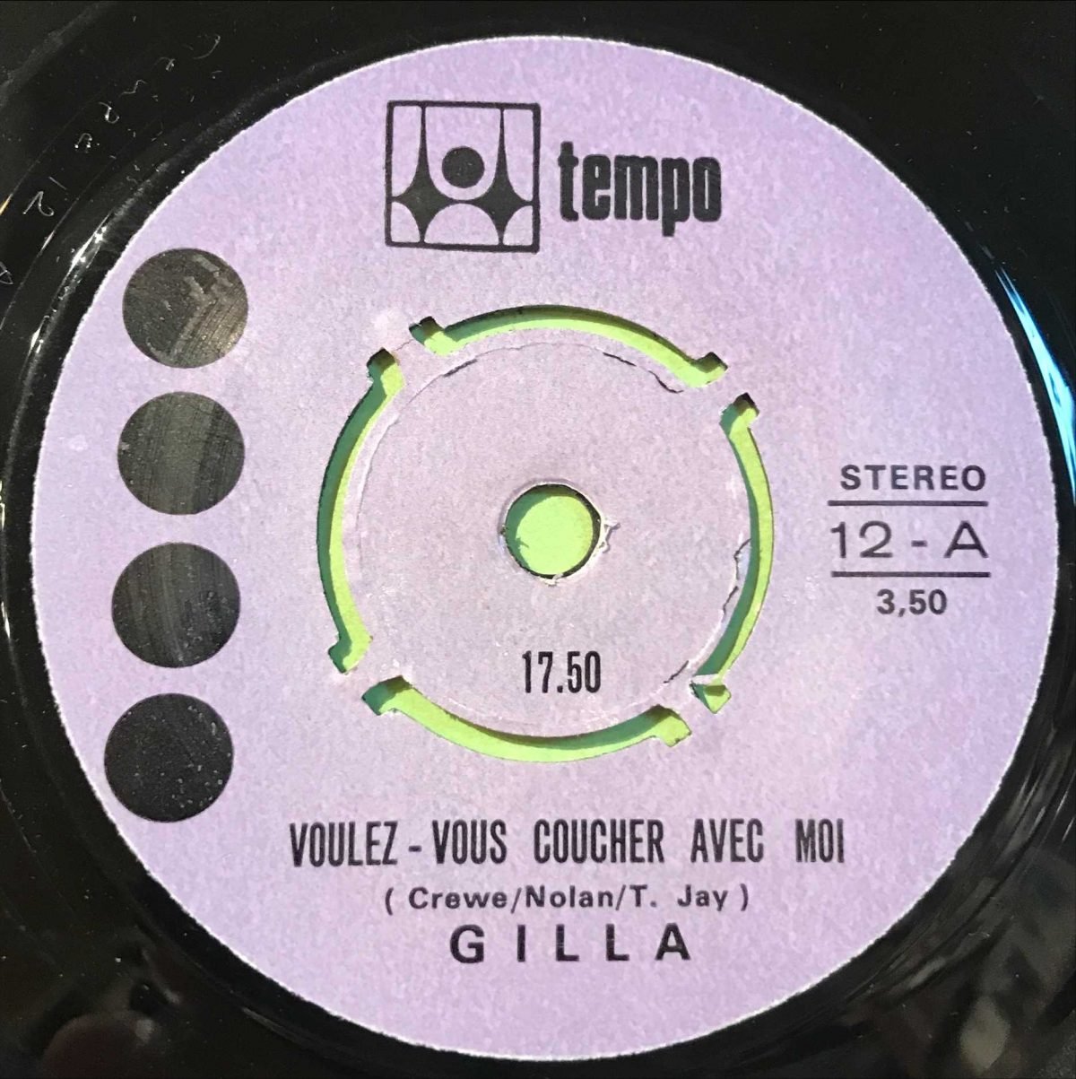 Gilla – Voulez-Vous Coucher Avec Moi 45lik Plak (Türk Baskı) - Görsel 3