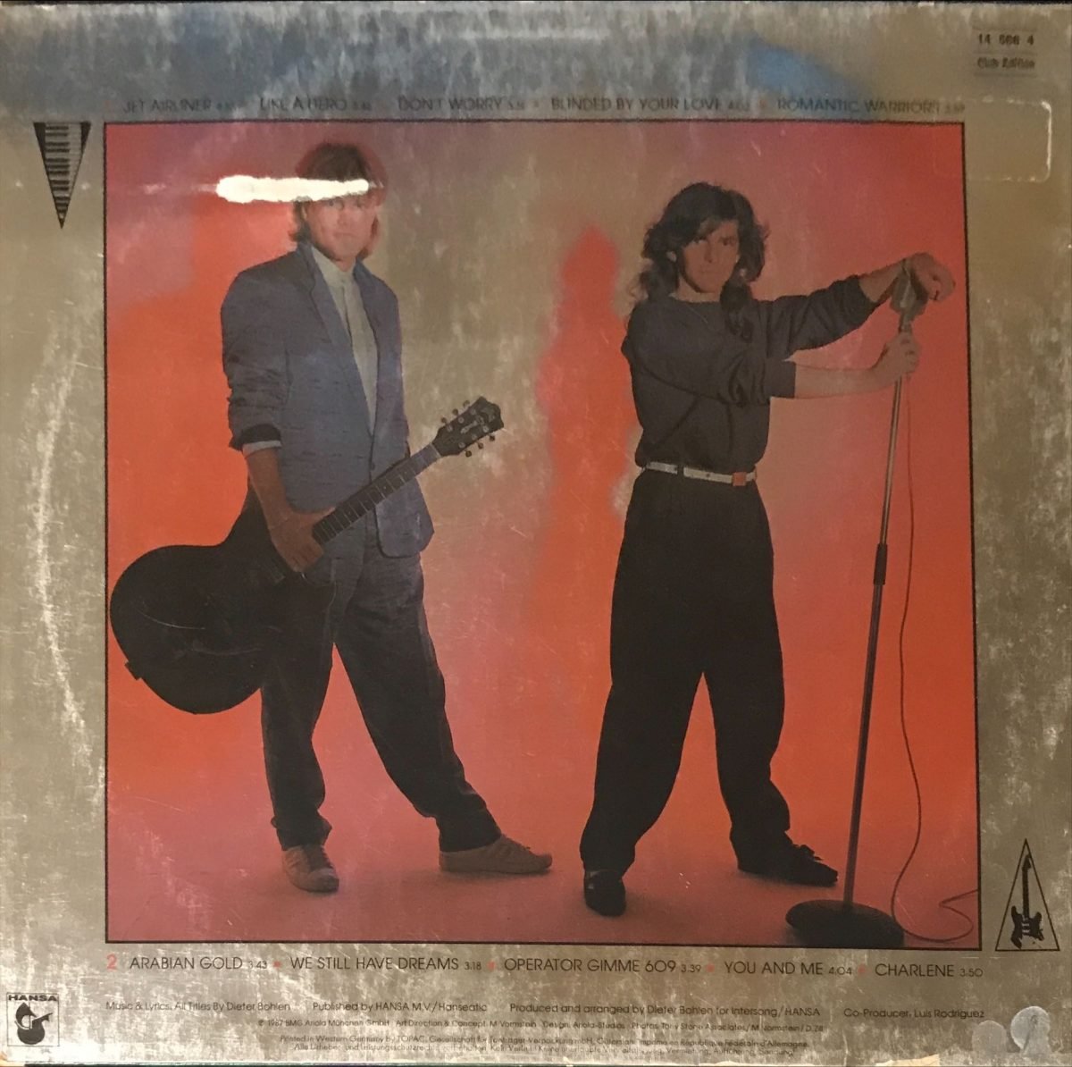 Modern Talking – Romantic Warriors The 5th Album LP Plak - Görsel 3