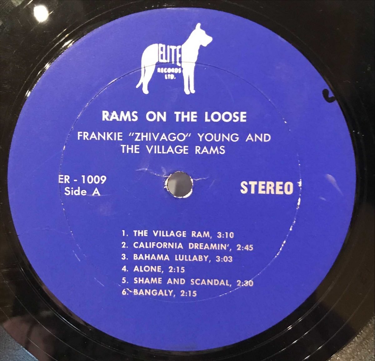 Frankie "Zhivago" Young And The Village Rams ‎– Rams On The Loose LP Plak - Görsel 3