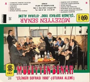 Müzeyyen Senar ‎– Çilingir Sofrası 1990 (Oturak Alemi) Kaset