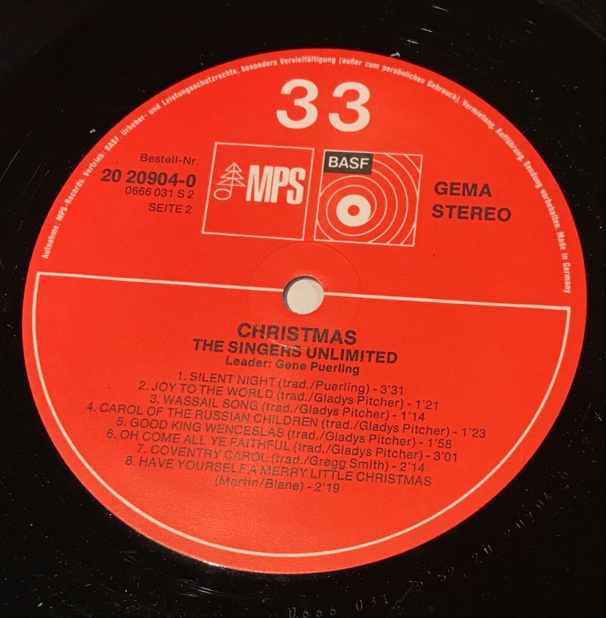 The Singers Unlimited – Christmas LP Plak - Görsel 3