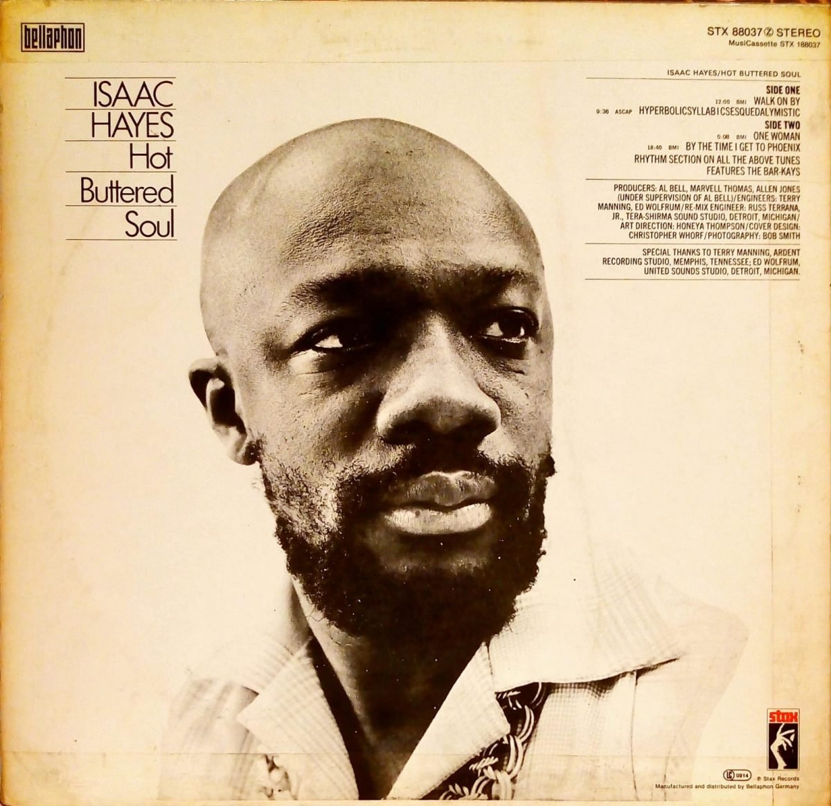 Isaac Hayes – Hot Buttered Soul LP Plak - Görsel 2