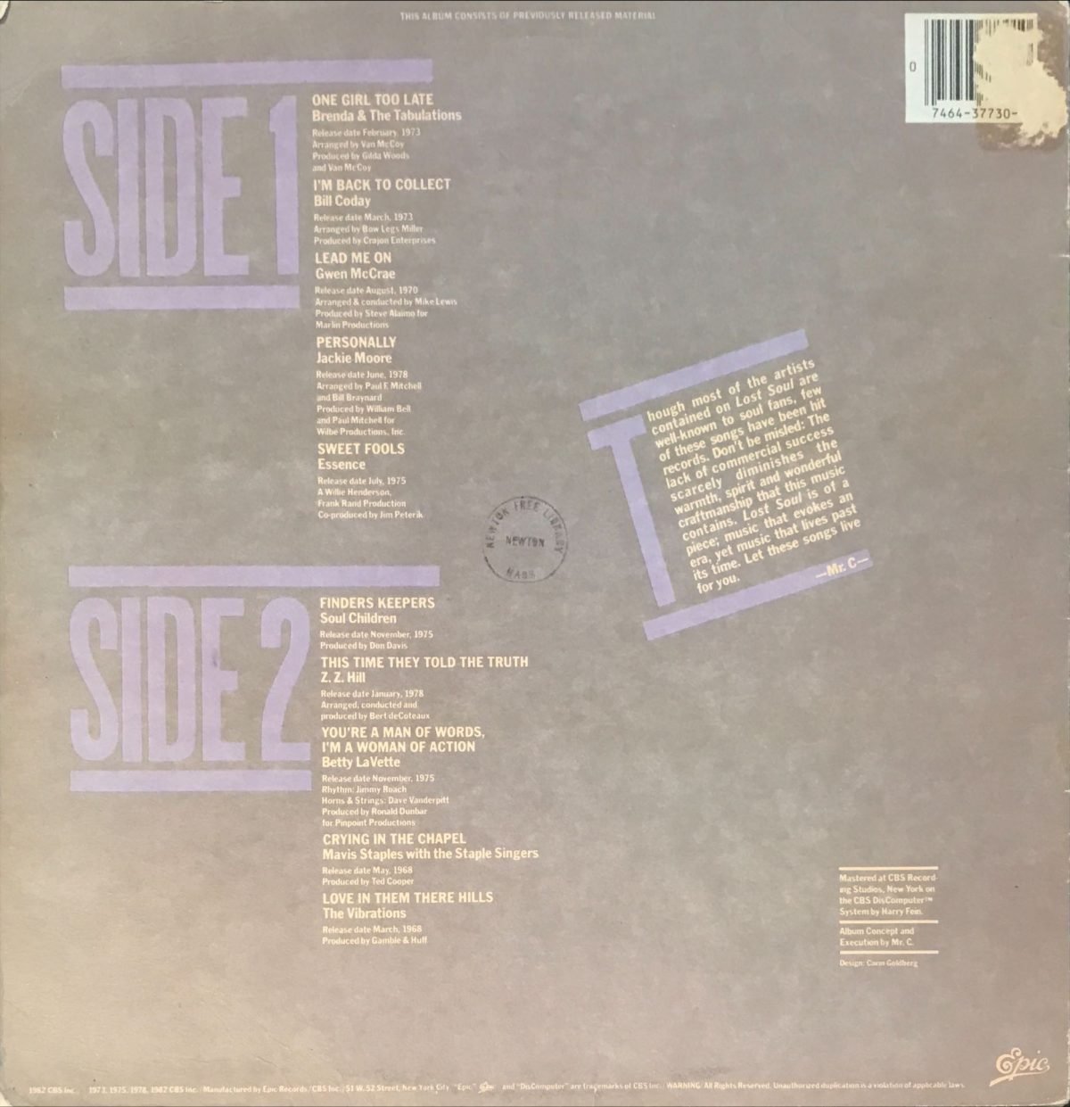 Lost Soul Volume 1 LP Plak - Görsel 2