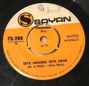 Barış Manço ‎– İşte Hendek İşte Deve / Kâtip Arzuhalim Yaz Yare Böyle 45lik Plak - Görsel 3