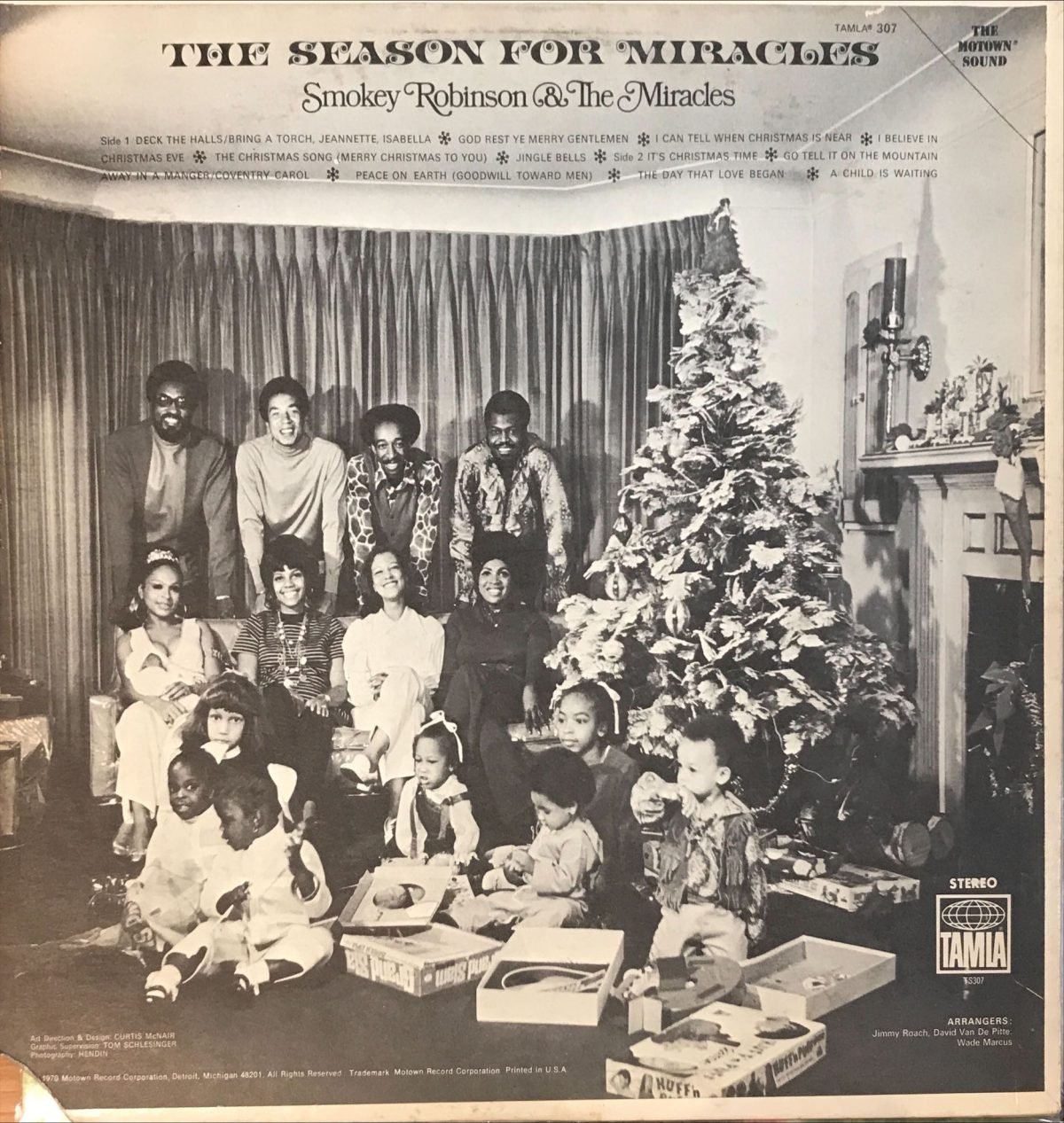 Smokey Robinson & The Miracles ‎– The Season For Miracles (Christmas) LP Plak - Görsel 2