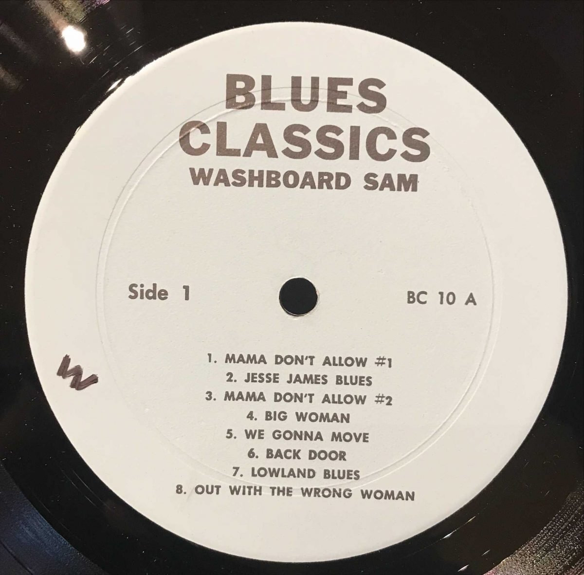 Blues Classics By Washboard Sam LP Plak - Görsel 3