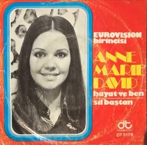 Anne Marie David – Hayat Ve Ben / Sil Baştan 45lik Plak Eurovision