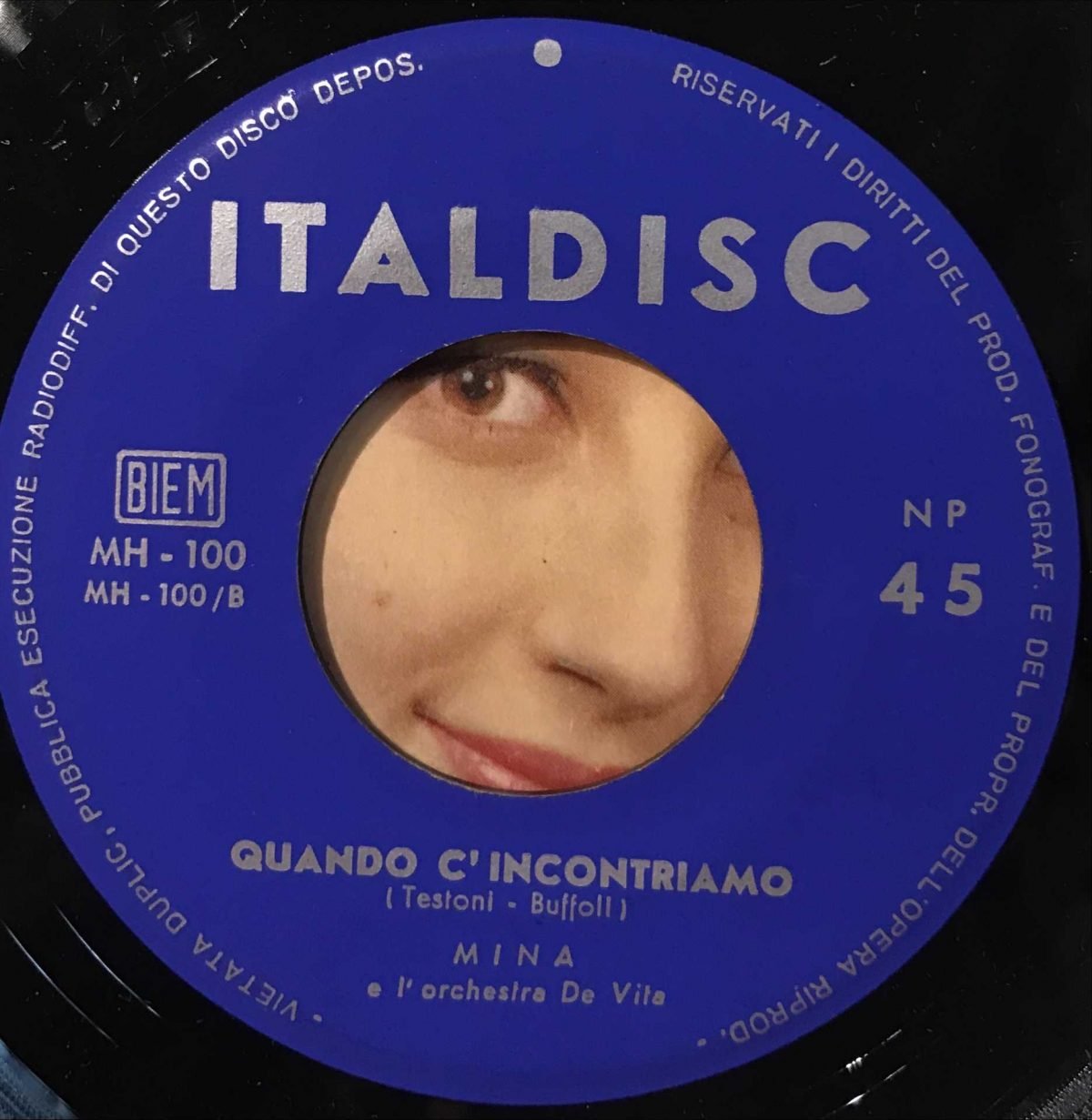 Mina – Sabato Notte / Quando C'Incontriamo 45lik Plak - Görsel 2