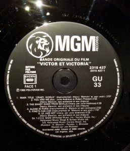 Henry Mancini & His Orchestra – Blake Edwards' Victor/Victoria LP Plak - Görsel 2