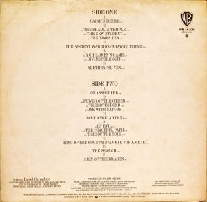Jim Helms – Kung Fu - Music & Dialogue From The Warner Bros. T.V. Series LP Plak - Görsel 3