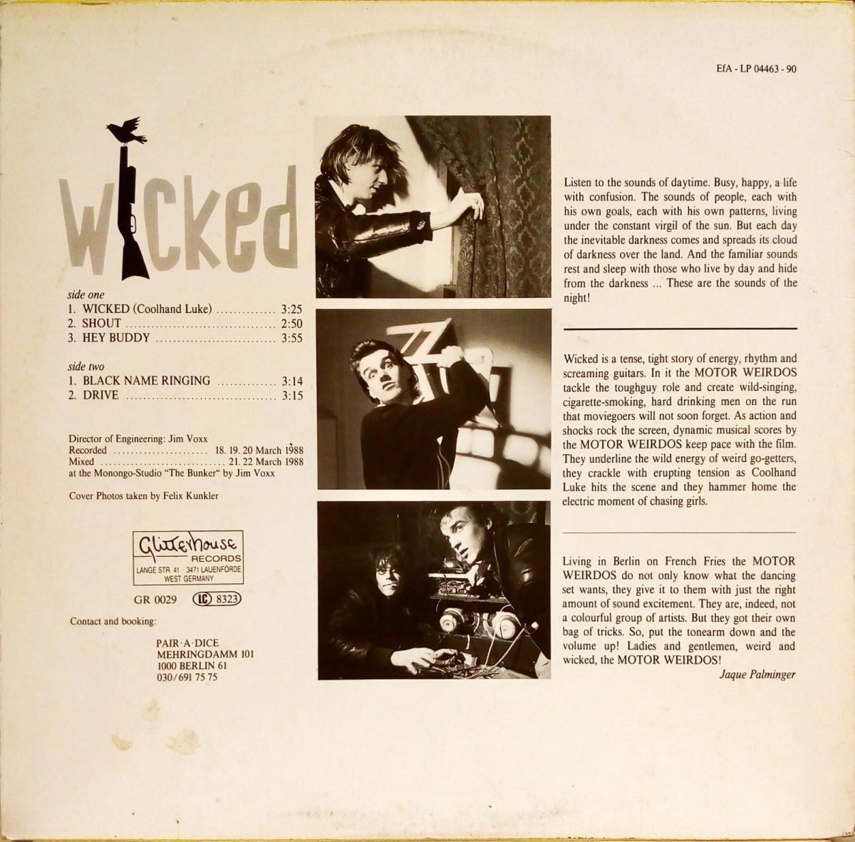 Motor Weirdos – Wicked Mini Albüm Plak - Görsel 3