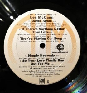 Les McCann – Tall, Dark & Handsome LP Plak - Görsel 2