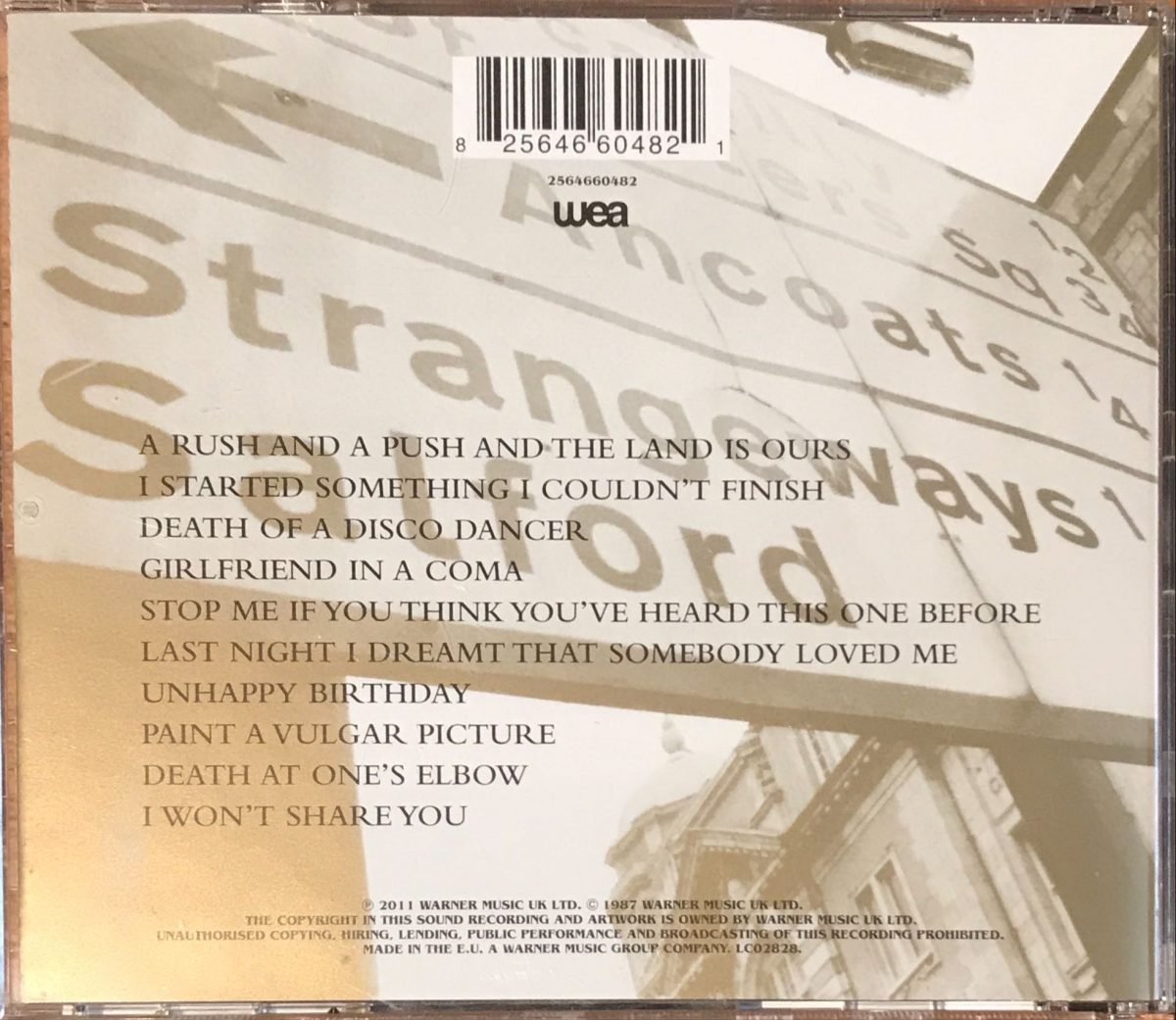 The Smiths ‎– Strangeways, Here We Come CD - Görsel 2