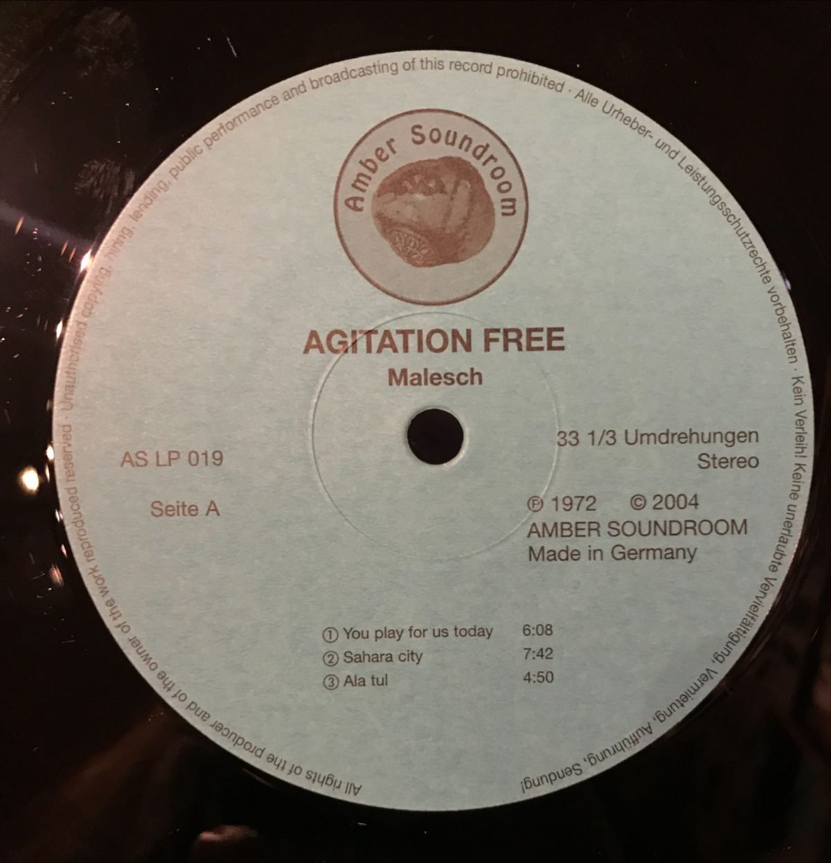 Agitation Free – معليش = Malesch LP Plak - Görsel 3