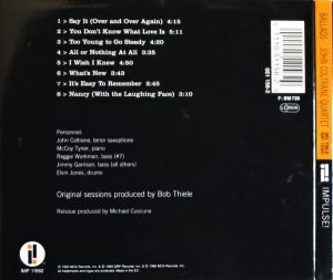 John Coltrane Quartet – Ballads CD - Görsel 2