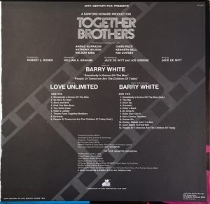 Barry White, Love Unlimited – Together Brothers LP Plak - Görsel 2