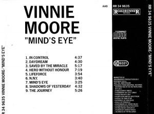 Vinnie Moore – Mind's Eye CD - Görsel 2