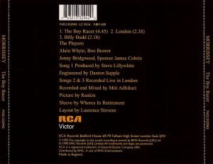 Morrissey – The Boy Racer CD - Görsel 2