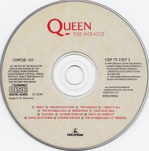 Queen – The Miracle CD - Görsel 3