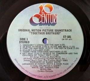 Barry White, Love Unlimited – Together Brothers LP Plak - Görsel 3