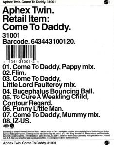 Aphex Twin – Come To Daddy Mini Album CD - Görsel 2
