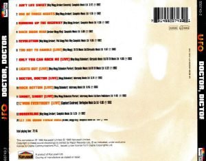 UFO – Doctor, Doctor CD - Görsel 2