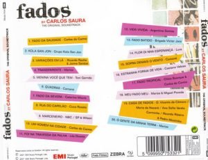 Fados By Carlos Saura The Original Soundtrack CD - Görsel 2