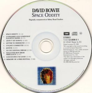 David Bowie – Space Oddity CD - Görsel 3