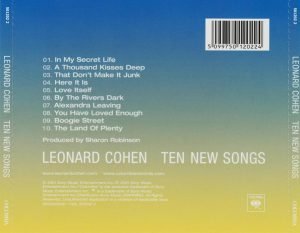 Leonard Cohen – Ten New Songs CD - Görsel 2
