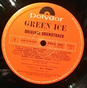 Bill Wyman – Green Ice Soundtrack LP Plak - Görsel 2