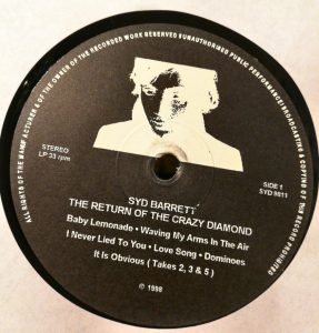 Syd Barrett – The Return Of The Crazy Diamond LP Plak - Görsel 2