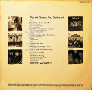 Stevie Wonder ‎– Signed Sealed & Delivered LP Plak - Görsel 3
