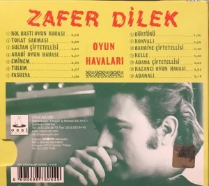 Zafer Dilek ‎– Oyun Havaları CD Digipack - Görsel 2