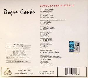 Doğan Canku – Sonsuza Dek & Ayrılık CD - Görsel 2