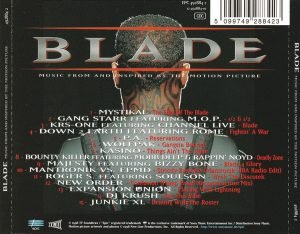 Blade (Music From And Inspired By The Motion Picture) CD - Görsel 3