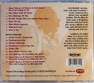 Curtis Mayfield – Curtis CD - Görsel 2