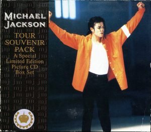 Michael Jackson ‎– Tour Souvenir Pack 4 x CD Single Box Set