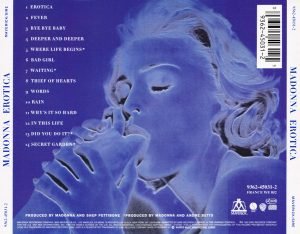 Madonna – Erotica CD - Görsel 2